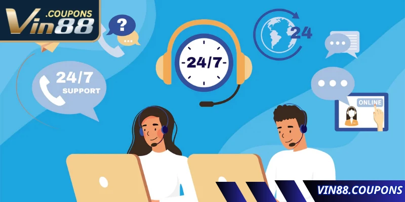 Phương thức phổ biến khi người chơi liên hệ VIN88